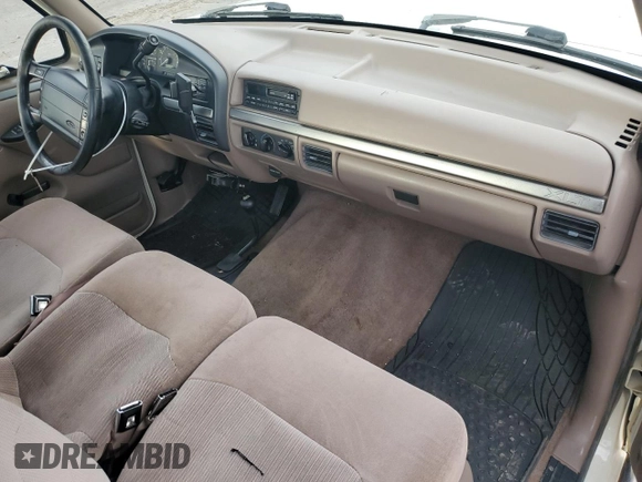 1995 Ford F-150 with VIN 1FTEF14H3SNA93998, listed as a Copart auction lot 87107784 with 0 mi miles and Salvage Title. Bid and sale history available at carsss.com. Image 8.