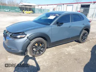 2023 Mazda CX-30 2.5 S Preferred Package with VIN 3MVDMBCMXPM514086, listed as a IAAI auction lot 41757973 with 27,555 mi miles. Bid and sale history available at carsss.com. Image 2.