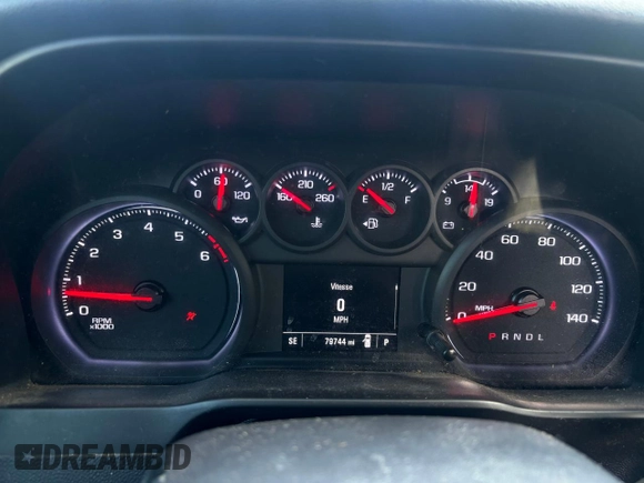2021 Chevrolet Silverado 1500 Work Truck with VIN 3GCNWAEH2MG313335, listed as a Copart auction lot 53399225 with 79,744 mi miles and Clean Title. Bid and sale history available at carsss.com. Image 8.