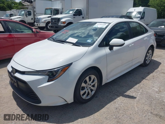 2024 Toyota Corolla LE with VIN 5YFB4MDE9RP167499, listed as a IAAI auction lot 42585208 with 22,842 mi miles and . Bid and sale history available at DreamBid. Image 2.