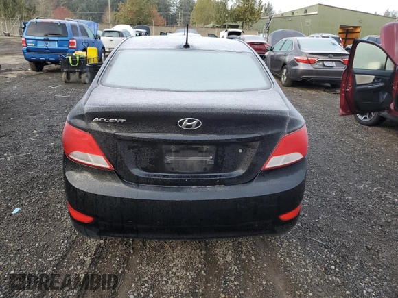 2016 Hyundai Accent SE with VIN KMHCT4AE1GU079702, listed as a Copart auction lot 74000593 with 89,614 mi miles and . Bid and sale history available at DreamBid. Image 6.