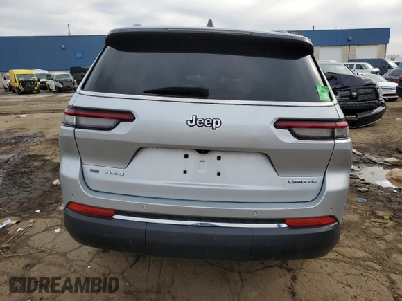 2021 Jeep Grand Cherokee Limited with VIN 1C4RJKBG4M8171836, listed as a Copart auction lot 48804935 with Not Provided miles and Non Repairable. Bid and sale history available at DreamBid. Image 6.