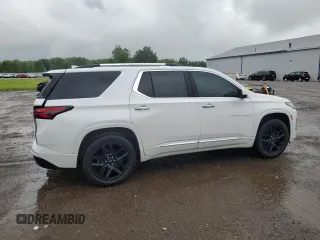 2022 Chevrolet Traverse Premier with VIN 1GNERKKW6NJ139552, listed as a Copart auction lot 61060075 with 41,818 mi miles and Salvage title. Bid and sale history available at DreamBid. Image 3.