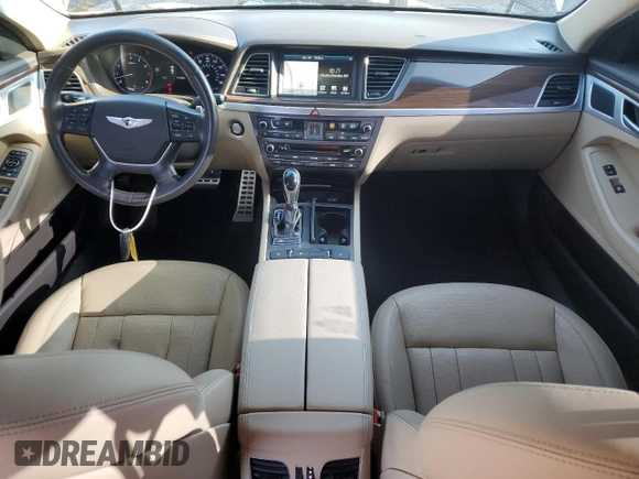 2015 Hyundai Genesis 3.8L z VIN KMHGN4JE8FU096085, wystawiony jako Copart lot #54879595 z przebiegiem 161 708 mil mil oraz Szkoda całkowita • Salvage title. Historia ofert i sprzedaży dostępna na DreamBid. Obrazek 8.