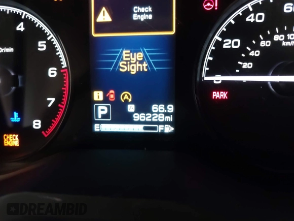 2019 Subaru Forester with VIN JF2SKACC3KH429704, listed as a IAAI auction lot 42561407 with 96,228 mi miles and . Bid and sale history available at DreamBid. Image 16.