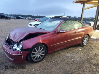 2007 Mercedes-Benz CLK 350 with VIN WDBTK56F17F217689, listed as a Copart auction lot 78733614 with 137,068 mi miles and Salvage Title. Bid and sale history available at DreamBid. Image 1.
