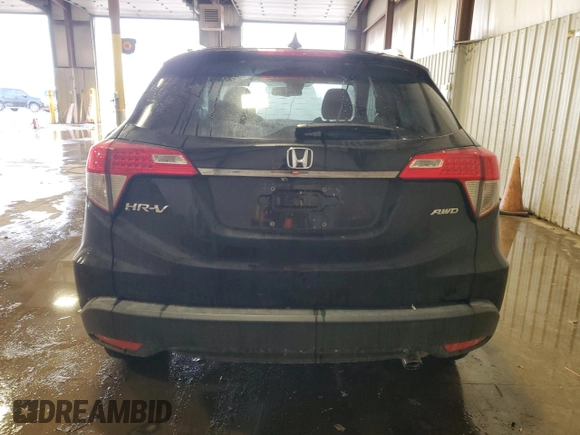 2022 Honda HR-V EX-L with VIN 3CZRU6H76NM700054, listed as a Copart auction lot 43334245 with 18,276 mi miles and Salvage Title. Bid and sale history available at carsss.com. Image 6.