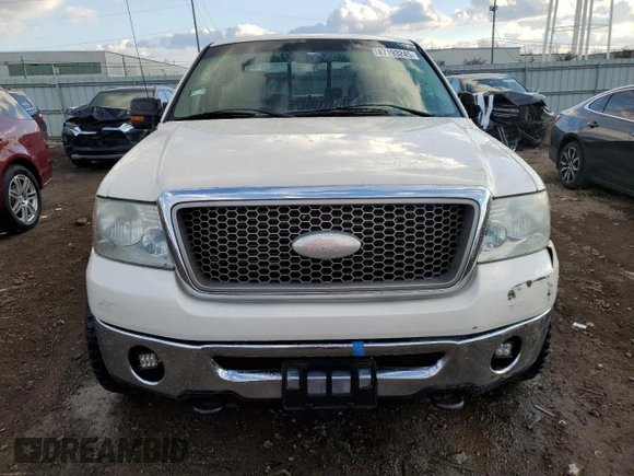 2008 Ford F-150 XLT with VIN 1FTPX14V88FB83579, listed as a Copart auction lot 47193245 with 159,637 mi miles and Salvage Title. Bid and sale history available at carsss.com. Image 5.