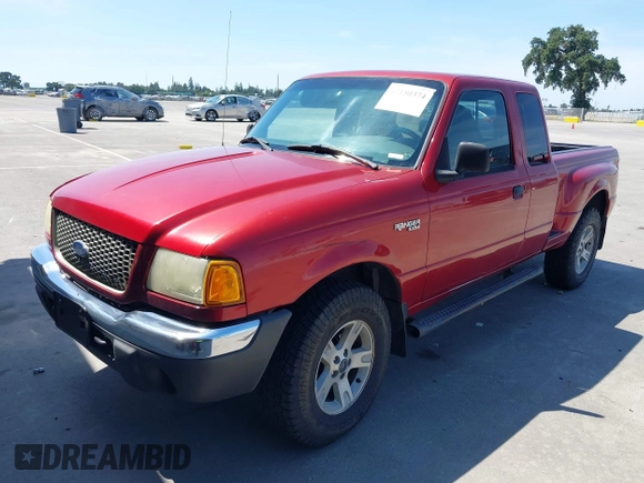 2002 Ford Ranger XL Fleet with VIN 1FTZR45E52PA99708, listed as a IAAI auction lot 42150374 with 271,289 mi miles. Bid and sale history available at carsss.com. Image 2.