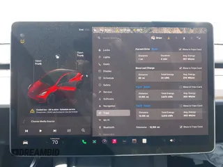 2024 Tesla Model Y Performance with VIN 7SAYGDEF3RF032980, listed as a IAAI auction lot 41619450 with 12,105 mi miles and . Bid and sale history available at DreamBid. Image 7.