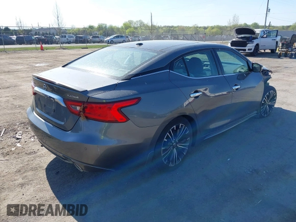 2017 Nissan Maxima SR with VIN 1N4AA6AP1HC387058, listed as a IAAI auction lot 42112287 with 128,460 mi miles and . Bid and sale history available at DreamBid. Image 4.