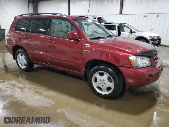 2004 Toyota Highlander z VIN JTEEP21A140057071, wystawiony jako Copart lot #61100575 z przebiegiem 123 763 mil mil oraz Szkoda całkowita • Salvage title. Historia ofert i sprzedaży dostępna na DreamBid. Obrazek 4.