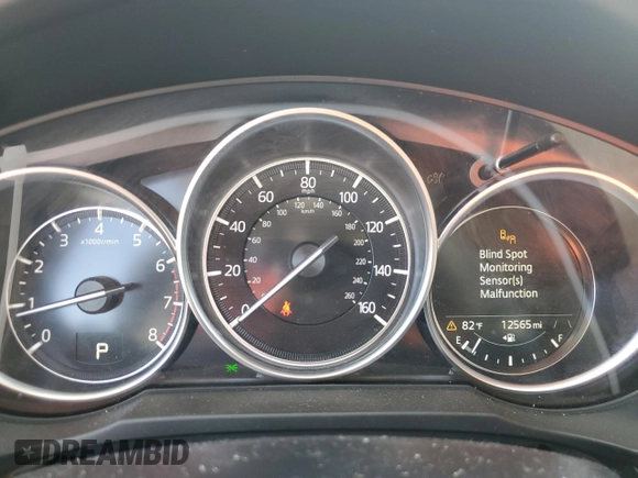 2024 Mazda CX-5 S Carbon Edition with VIN JM3KFBCL9R0434429, listed as a Copart auction lot 52990075 with 12,565 mi miles and Salvage Title. Bid and sale history available at DreamBid. Image 9.