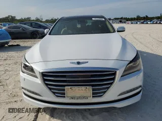 2017 Genesis G80 3.8L with VIN KMHGN4JE4HU205824, listed as a Copart auction lot 74535684 with Not provided miles and Salvage title. Bid and sale history available at DreamBid. Image 5.