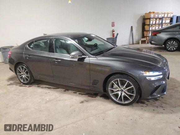 2024 Genesis G70 2.5T with VIN KMTG34SC4RU143030, listed as a Copart auction lot 53816695 with 20,631 mi miles and Clean title. Bid and sale history available at DreamBid. Image 4.