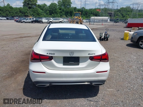 2022 Mercedes-Benz A 220 with VIN W1K3G4FB6NJ360938, listed as a IAAI auction lot 42541917 with 49,854 mi miles and . Bid and sale history available at DreamBid. Image 16.