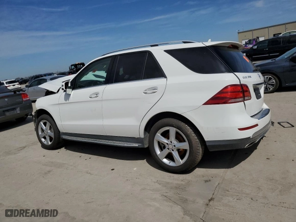 2016 Mercedes-Benz GLE with VIN 4JGDA5JB2GA763312, listed as a Copart auction lot 49176215 with 0 mi miles and Salvage Title. Bid and sale history available at carsss.com. Image 2.