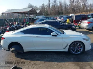 2017 Infiniti Q60 Red Sport 400 with VIN JN1FV7EL6HM701933, listed as a IAAI auction lot 41485664 with 72,496 mi miles and . Bid and sale history available at carsss.com. Image 13.