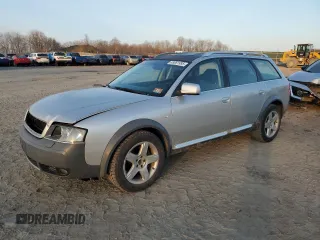 2004 Audi allroad A6 V8 with VIN WA1YD64B54N092828, listed as a Copart auction lot 49081995 with 146,224 mi miles and Salvage Title. Bid and sale history available at DreamBid. Image 1.