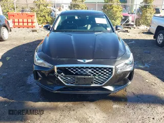 2019 Genesis G70 2.0T Advanced with VIN KMTG34LA0KU032218, listed as a IAAI auction lot 41527763 with 69,501 mi miles. Bid and sale history available at carsss.com. Image 6.
