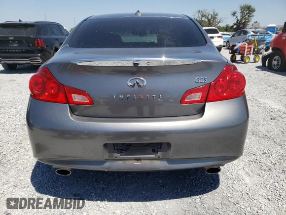 2012 Infiniti G25 Journey with VIN JN1DV6AP7CM810145, listed as a Copart auction lot 53663485 with 132,043 mi miles and Salvage Title. Bid and sale history available at carsss.com. Image 6.