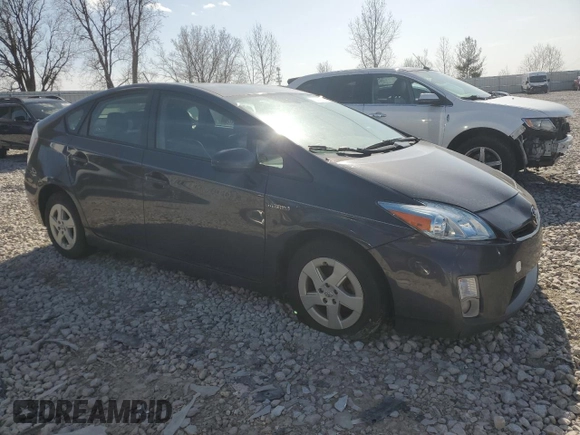 2011 Toyota Prius I with VIN JTDKN3DU7B1407965, listed as a Copart auction lot 52828135 with 28,224 mi miles and Clean Title. Bid and sale history available at carsss.com. Image 4.