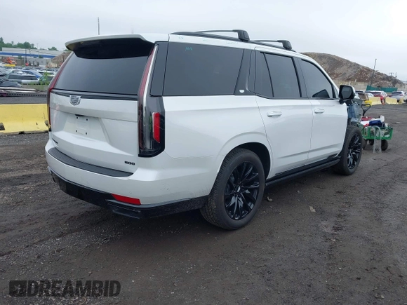 2024 Cadillac Escalade 4WD Sport Platinum with VIN 1GYS4GKL2RR140583, listed as a IAAI auction lot 42497577 with 9,887 mi miles and . Bid and sale history available at DreamBid. Image 4.