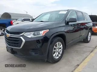 2018 Chevrolet Traverse LS with VIN 1GNERFKW3JJ138537, listed as a IAAI auction lot 42137386 with 119,208 mi miles and . Bid and sale history available at DreamBid. Image 2.