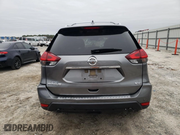 2020 Nissan Rogue SV with VIN JN8AT2MT4LW037909, listed as a Copart auction lot 42074155 with 40,894 mi miles and Non Repairable. Bid and sale history available at carsss.com. Image 6.