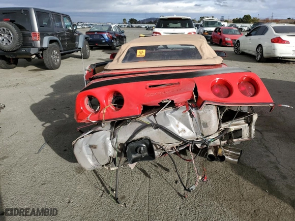 1986 Chevrolet Corvette with VIN 1G1YY6786G5906444, listed as a Copart auction lot 80259824 with 98,783 mi miles and Salvage Title. Bid and sale history available at carsss.com. Image 6.