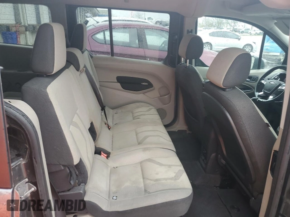 2015 Ford Transit Connect XLT with VIN NM0GE9F7XF1196358, listed as a Copart auction lot 51522205 with 198,102 mi miles and Salvage title. Bid and sale history available at DreamBid. Image 11.