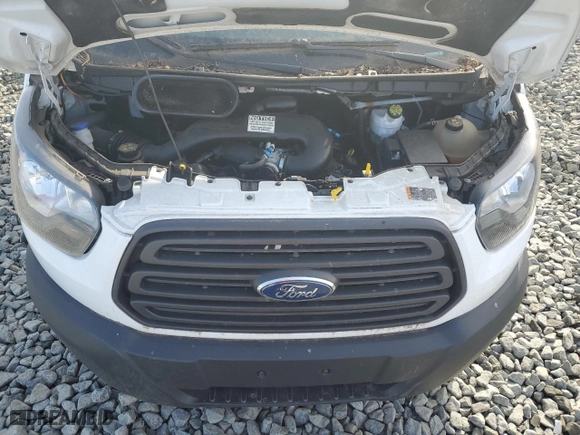 2018 Ford Transit Van with VIN 1FTYE2CM1JKA07673, listed as a Copart auction lot 44296095 with NaN miles and Clean Title. Bid and sale history available at carsss.com. Image 12.