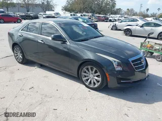 2017 Cadillac ATS Sedan RWD with VIN 1G6AA5RX7H0163760, listed as a IAAI auction lot 41595507 with 119,003 mi miles. Bid and sale history available at carsss.com. Image 1.