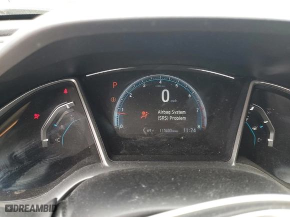 2018 Honda Civic Sedan EX with VIN 2HGFC2F75JH572374, listed as a Copart auction lot 47558975 with 113,403 mi miles and Non Repairable. Bid and sale history available at carsss.com. Image 9.