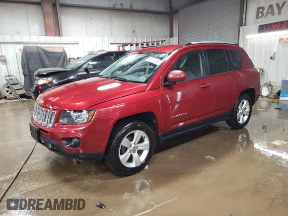 2015 Jeep Compass High Altitude Edition with VIN 1C4NJDEB0FD303141, listed as a Copart auction lot 49101085 with 134,445 mi miles and Salvage Title. Bid and sale history available at carsss.com. Image 1.