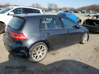 2015 Volkswagen Golf GTI SE with VIN 3VW5T7AUXFM004177, listed as a Copart auction lot 46595235 with 145,977 mi miles and Salvage Title. Bid and sale history available at carsss.com. Image 3.