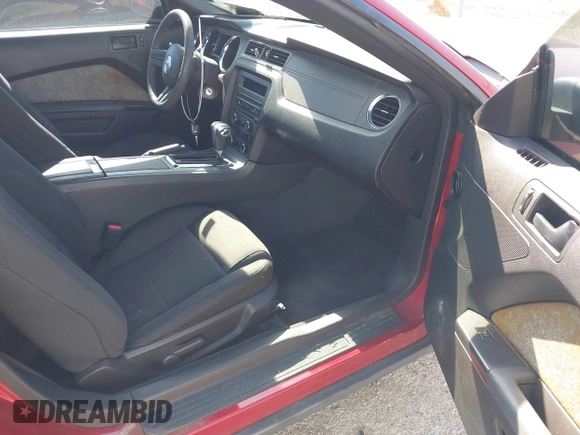 2010 Ford Mustang V6 with VIN 1ZVBP8AN3A5170819, listed as a IAAI auction lot 42024995 with 119,450 mi miles. Bid and sale history available at carsss.com. Image 5.
