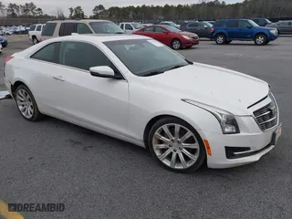 2015 Cadillac ATS Coupe Standard AWD with VIN 1G6AG1RX0F0127073, listed as a IAAI auction lot 41296448 with 119,718 mi miles. Bid and sale history available at carsss.com. Image 1.