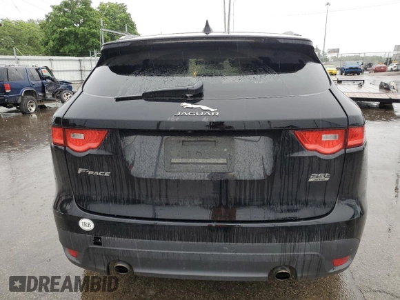 2018 Jaguar F-Pace 25t Premium with VIN SADCJ2FXXJA252400, listed as a Copart auction lot 55306745 with Not provided miles and Salvage title. Bid and sale history available at DreamBid. Image 6.