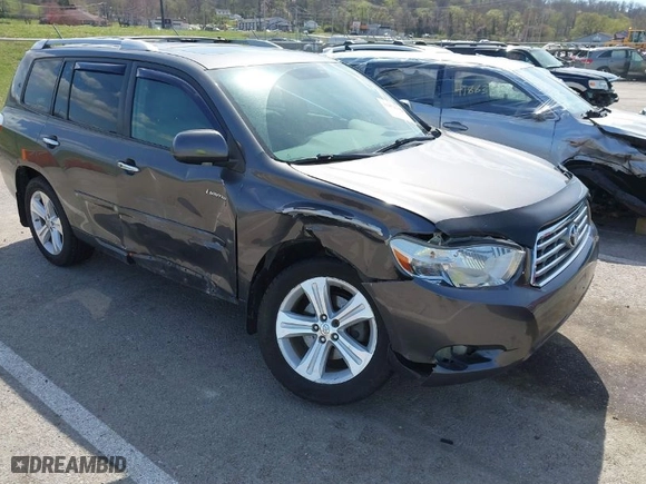 2008 Toyota Highlander Limited with VIN JTEES42A782105255, listed as a IAAI auction lot 41879970 with 255,222 mi miles. Bid and sale history available at carsss.com. Image 1.