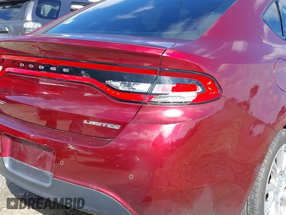 2015 Dodge Dart Limited with VIN 1C3CDFCB1FD364631, listed as a IAAI auction lot 41388112 with 182,449 mi miles. Bid and sale history available at carsss.com. Image 20.