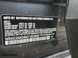 2021 BMW 2 Series 228i with VIN WBA53AK04M7J63499, listed as a Copart auction lot 42144685 with 14,189 mi miles and Salvage Title. Bid and sale history available at carsss.com. Image 12.