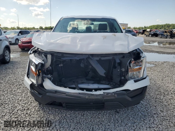 2021 Ford F-150 XL with VIN 1FTMF1CB2MKD60531, listed as a Copart auction lot 61488015 with 97,908 mi miles and Salvage title. Bid and sale history available at DreamBid. Image 5.