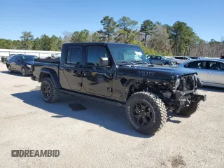 2021 Jeep Gladiator Willys with VIN 1C6HJTAG9ML592006, listed as a Copart auction lot 46604605 with 14,022 mi miles and Clean title. Bid and sale history available at DreamBid. Image 4.