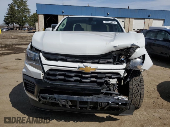 2021 Chevrolet Colorado 4WD Work Truck with VIN 1GCHTBEA3M1141314, listed as a Copart auction lot 49829225 with 130,976 mi miles and Non Repairable. Bid and sale history available at carsss.com. Image 5.