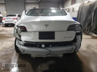 2022 Tesla Model 3 Long Range with VIN 5YJ3E1EB5NF334516, listed as a Copart auction lot 43247755 with 23,412 mi miles and Salvage Title. Bid and sale history available at DreamBid. Image 6.