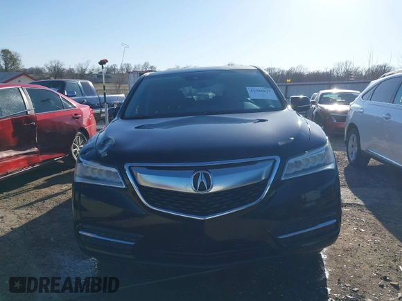 2016 Acura MDX with VIN 5FRYD3H24GB007445, listed as a IAAI auction lot 41720627 with 127,947 mi miles. Bid and sale history available at carsss.com. Image 12.