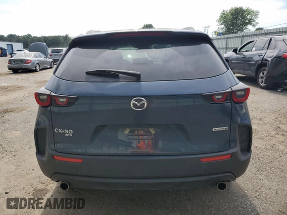 2024 Mazda CX-50 S Select with VIN 7MMVABAM4RN204963, listed as a Copart auction lot 52787615 with 18,461 mi miles and Salvage title. Bid and sale history available at DreamBid. Image 6.