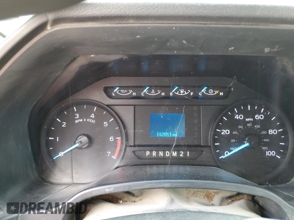 2019 Ford F-250 XL with VIN 1FT7W2B60KEC69079, listed as a Copart auction lot 57605395 with 142,011 mi miles and Clean title. Bid and sale history available at DreamBid. Image 9.