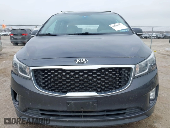 2015 Kia Sedona EX with VIN KNDMC5C10F6081596, listed as a IAAI auction lot 41508912 with 120,845 mi miles. Bid and sale history available at carsss.com. Image 12.